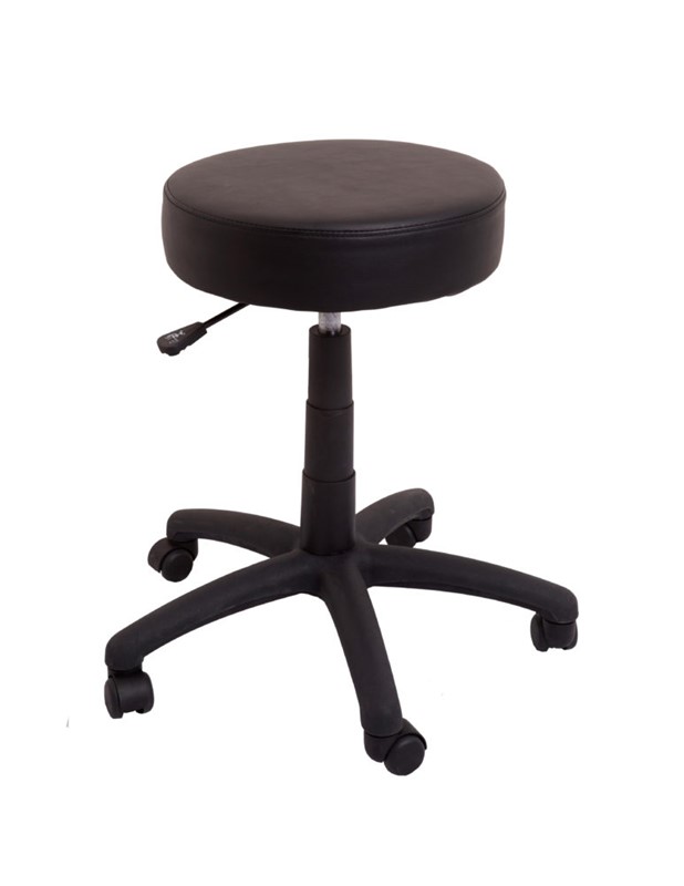 Lab Stool with Upholstered Seat